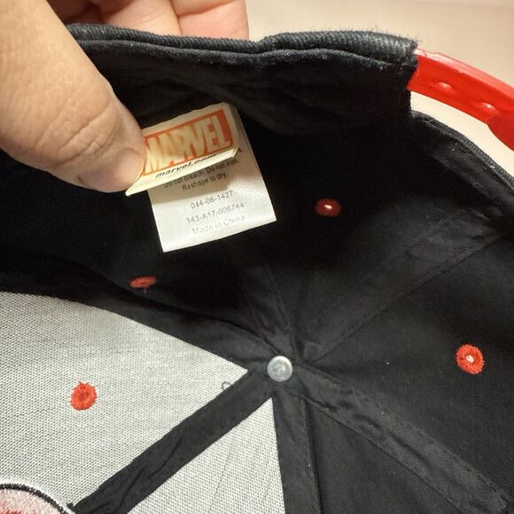 Marvel Deadpool Hat Cap Snapback All over Print flat brim Comic DC Men’s OSFM - Picture 5 of 7